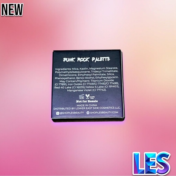 New LES Beauty (Lower East Side) Punk Rock Eyeshadow Squad Palette - Picture 4 of 7